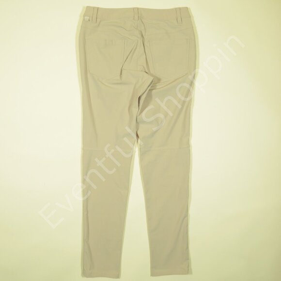 Lululemon ABC Pants Mens 28 Tan Slim Fit 5 Pocket Warpstreme - Picture 3 of 8